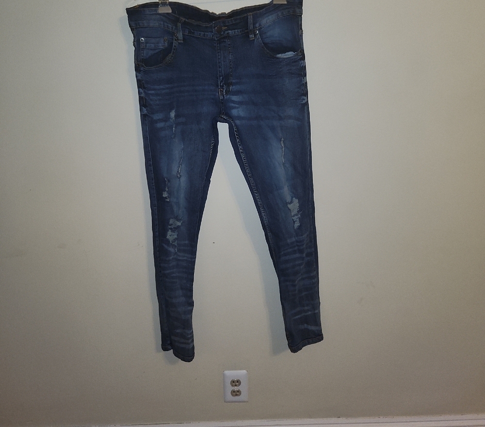 Men's Dark Blue Skinny Jeans